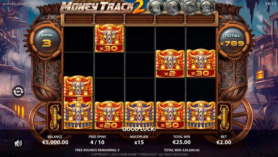 Money track 2 slot cash bonus feature