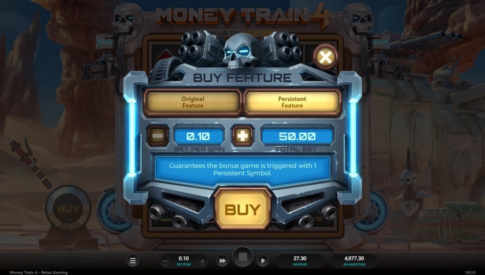 Money Train 4 slot Buy feature