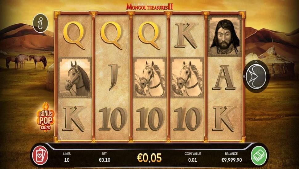 Mongol Treasures II slot mobile