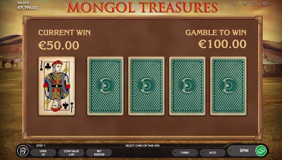Mongol Treasures slot gamble