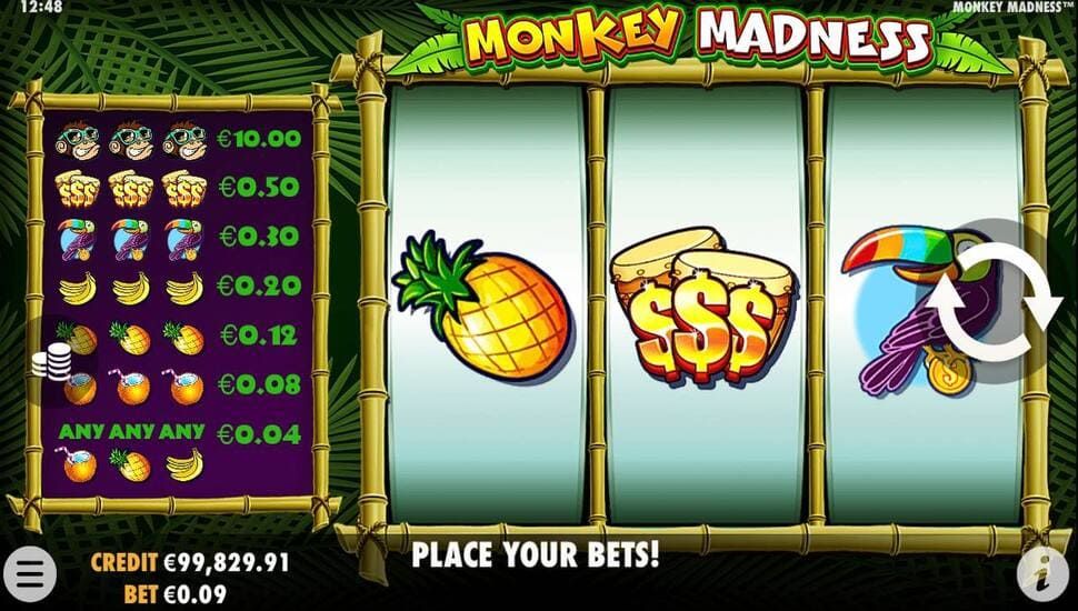 Monkey madness slot mobile