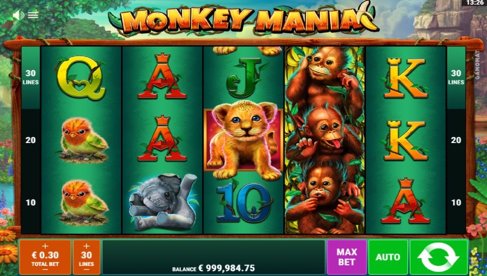 Monkey Mania - Bonus Features