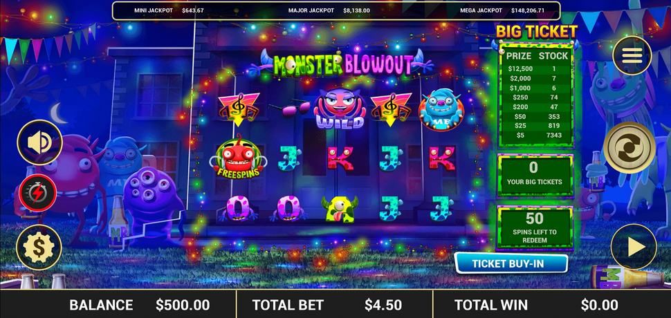 Monster Blowout slot Mobile