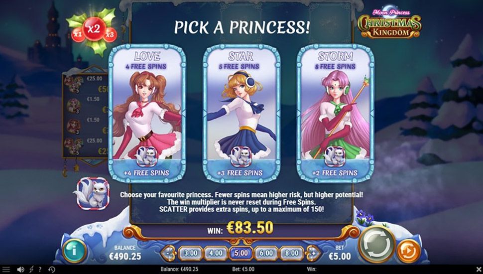 Moon Princess: Christmas Kingdom slot machine