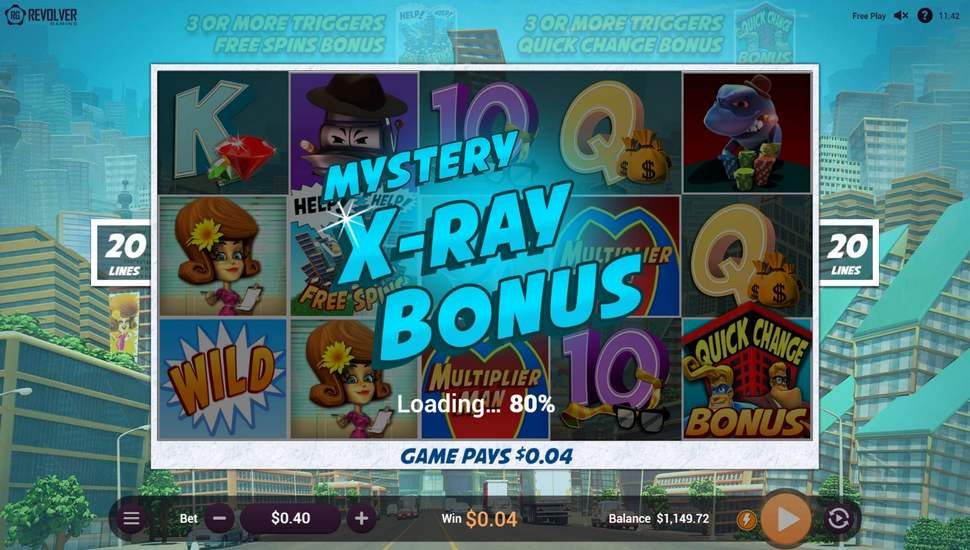 Multiplier Man Slot - Mystery X-Ray Bonus