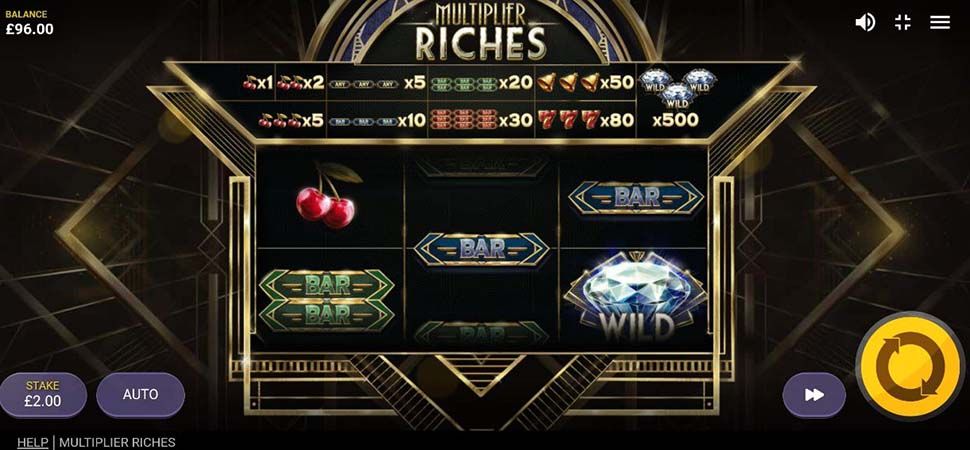 Multiplier Riches slot mobile