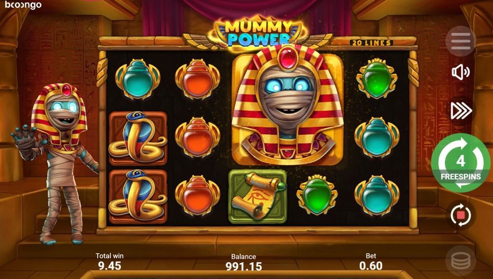 Mummy Power slot Free spins