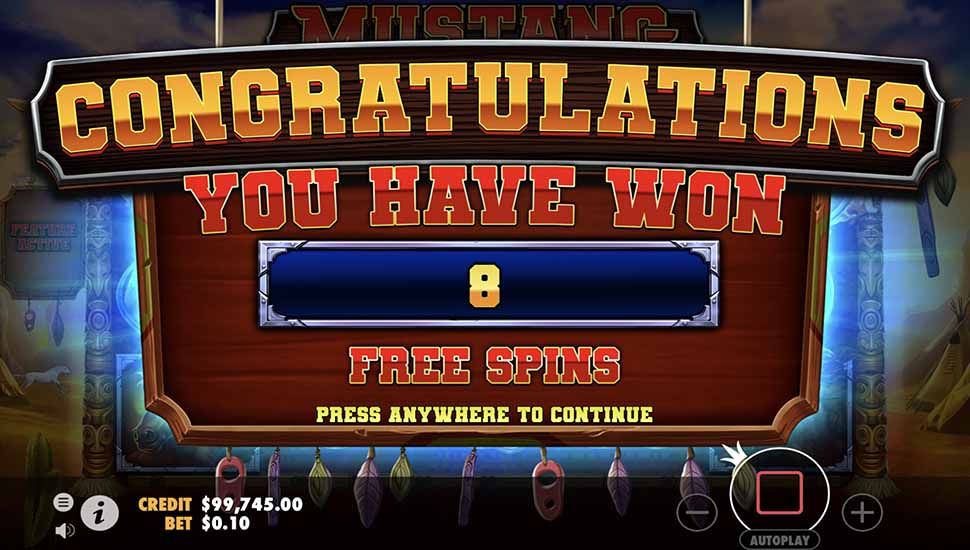Mustang Trail free spins