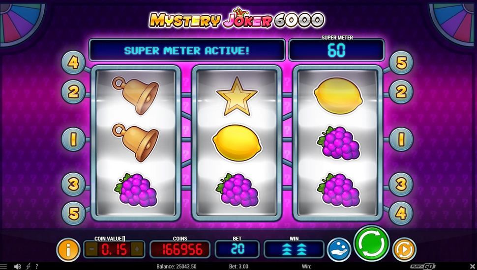 Mystery Joker 6000 Slot - Super Meter