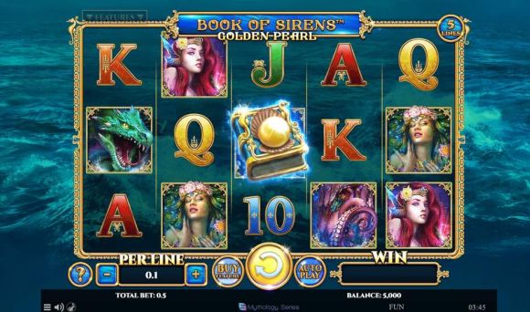 Mythology Series: Book Of Sirens Golden Pearl