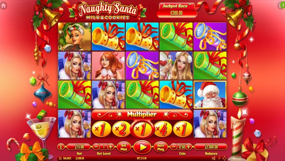 Naughty Santa: Milk & Cookies Slot by Habanero preview