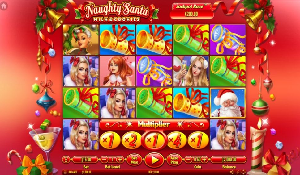 Naughty Santa: Milk & Cookies