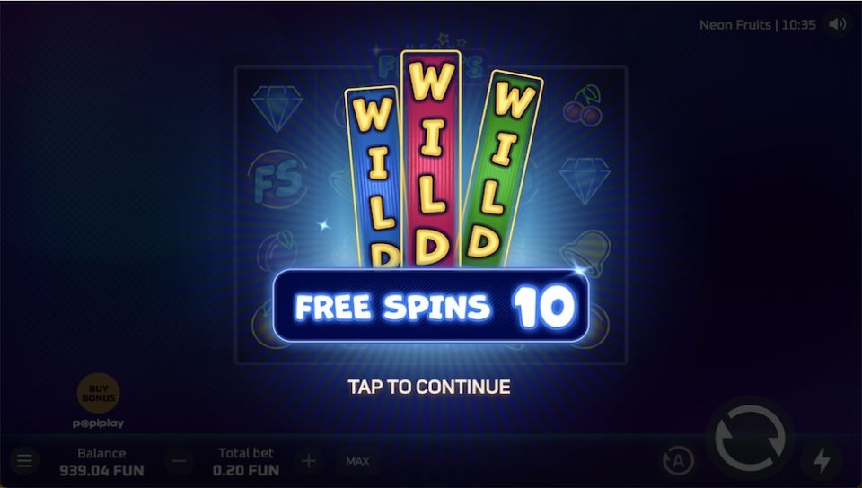 Neon Fruits slot Free Spins