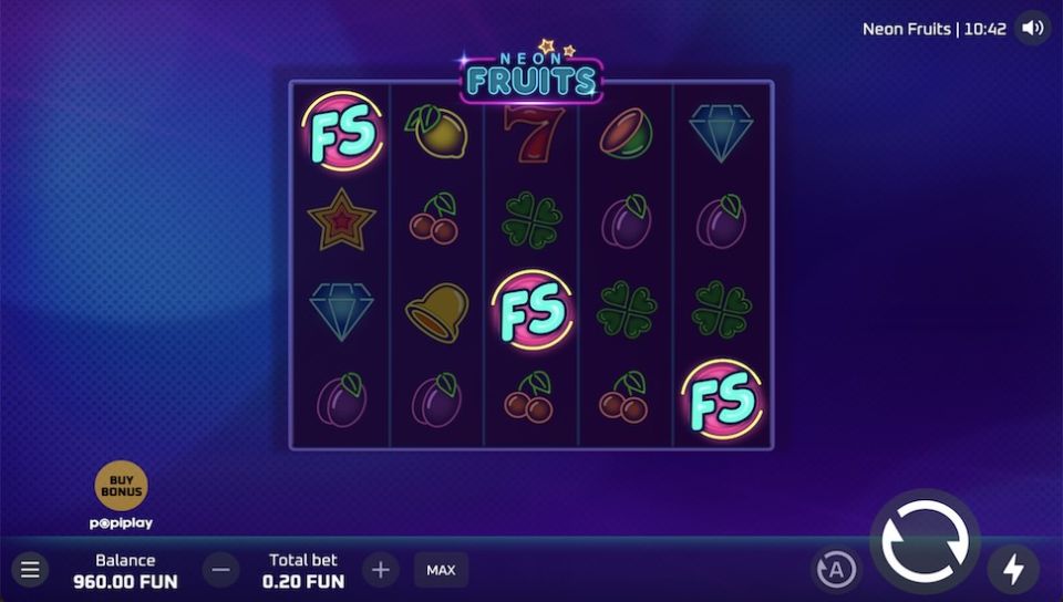 Neon Fruits slot Scatter Symbol