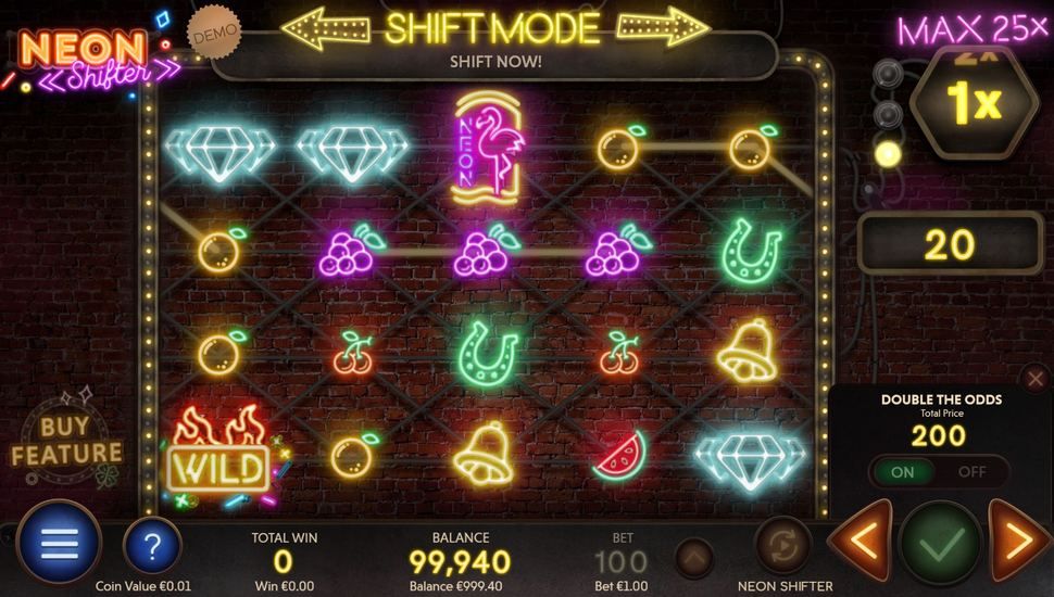 Neon Shifter slot Shifting