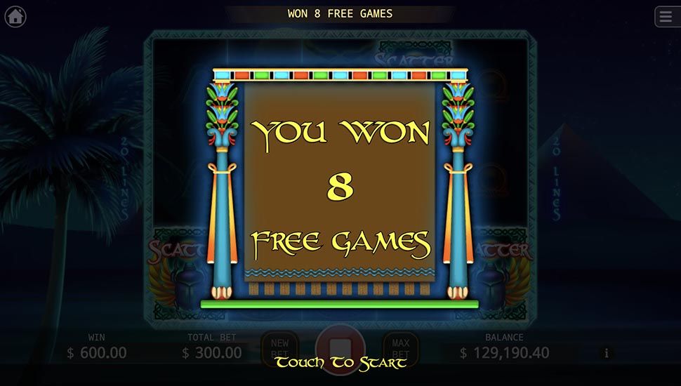 Night on the Nile slot free spins