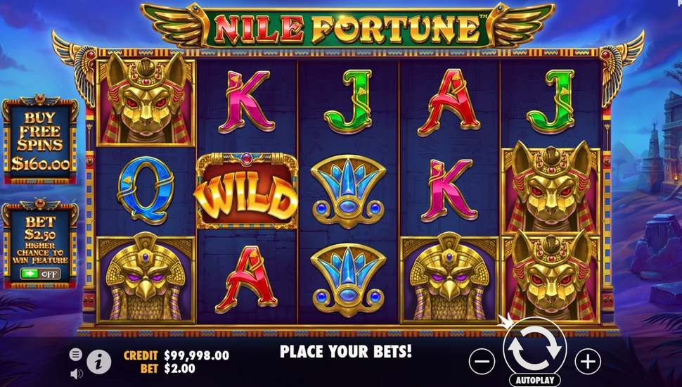 Nile Fortunes slot gameplay