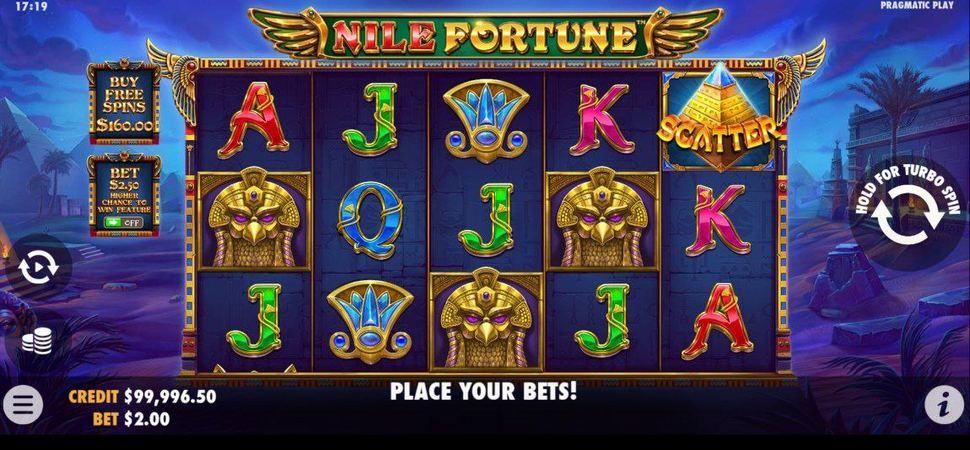 Nile Fortunes slot mobile