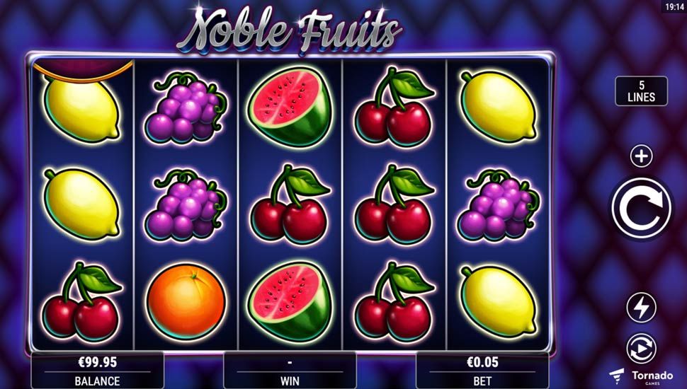 Noble Fruits slot gameplay
