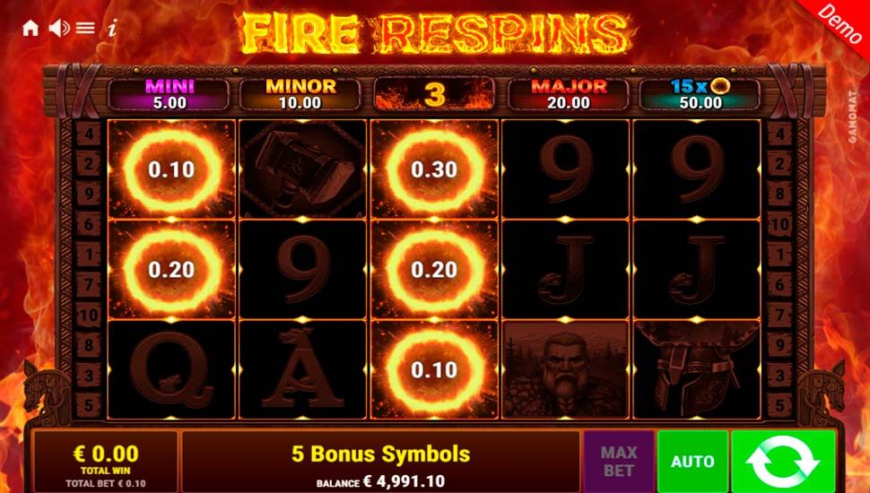 Nordic Fire slot Fire Respins