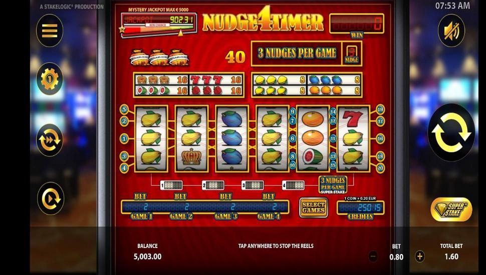 Nudge4Timer Slot Mobile