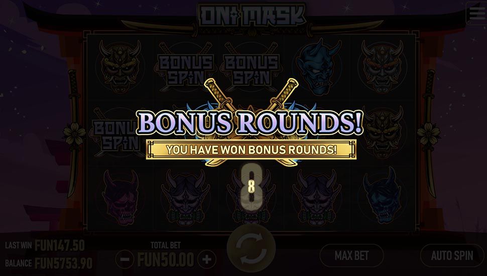 Oni Mask slot free spins