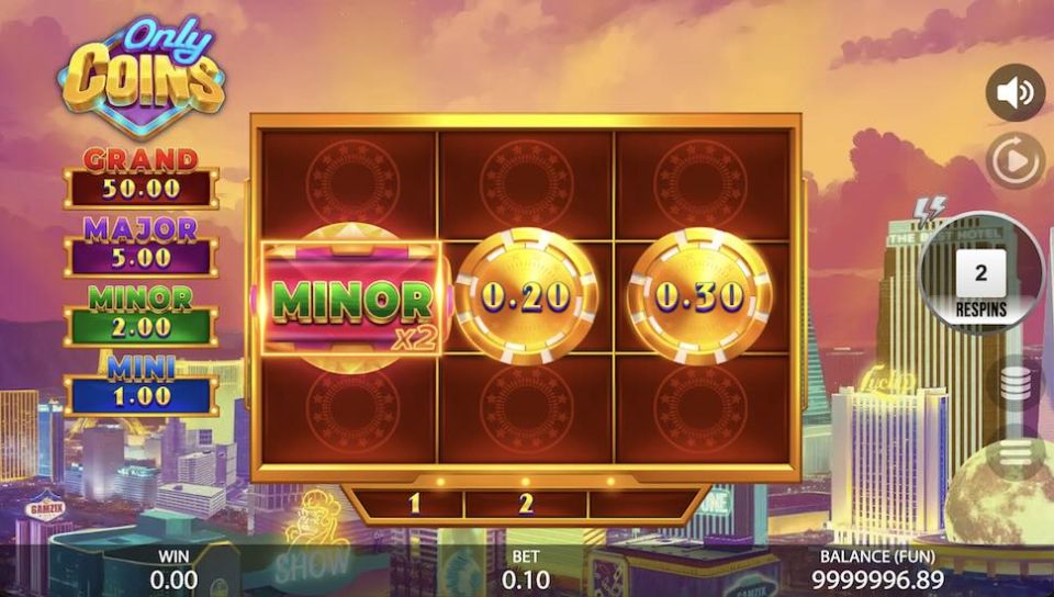 Only Coins slot Bonus Game Jackpots