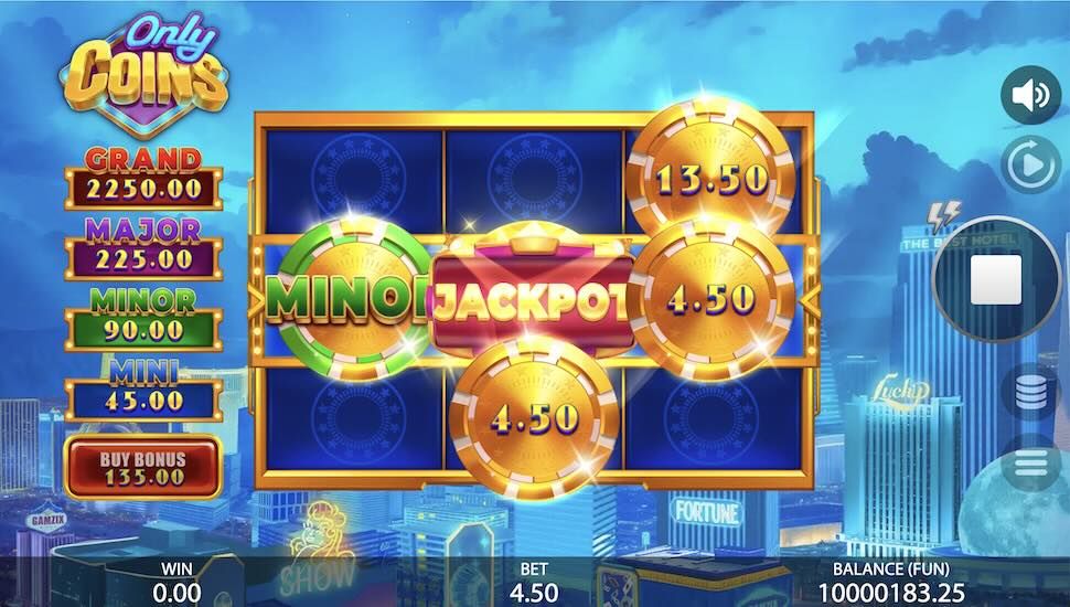 only coins slot