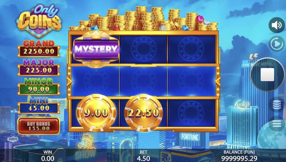 Only Coins slot Mystery Symbols
