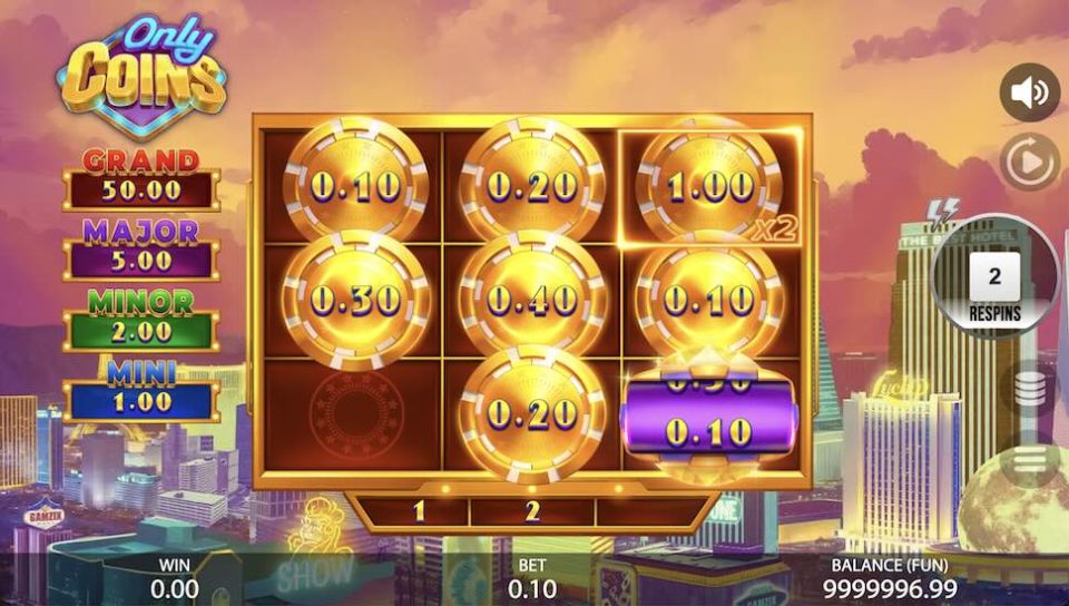 Only Coins slot Walking Multiplier Frame