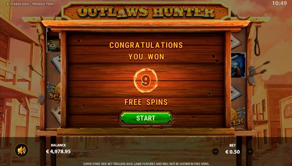 Outlaws Hunter slot Free Spins