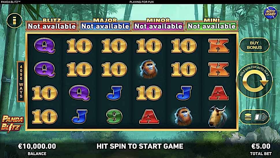 Panda Blitz slot gameplay
