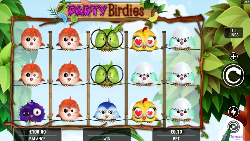 Party Birdies slot gameplay