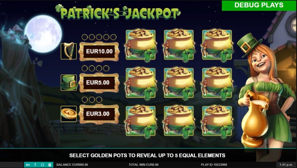 Patrick’s Jackpot slot machine