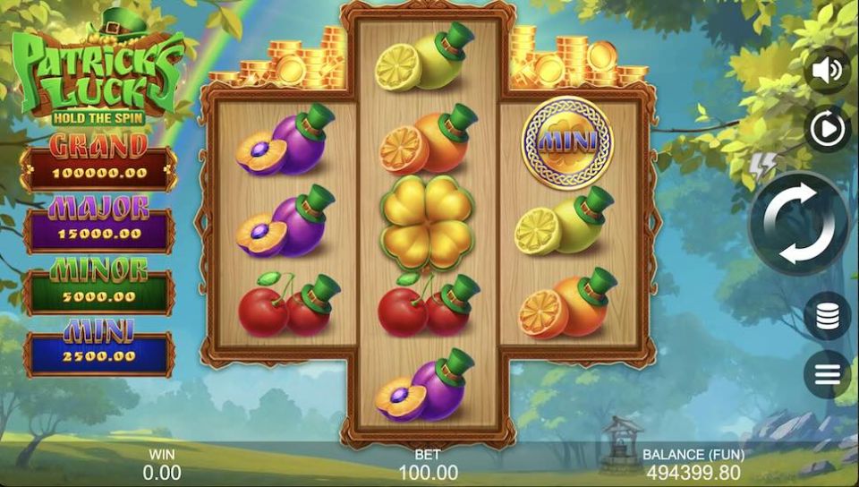 Patrick’s Luck Hold The Spin slot Heap of Coins Feature