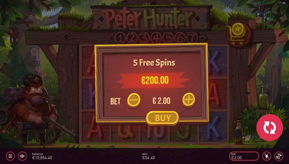 Peter Hunter slot Bonus buy
