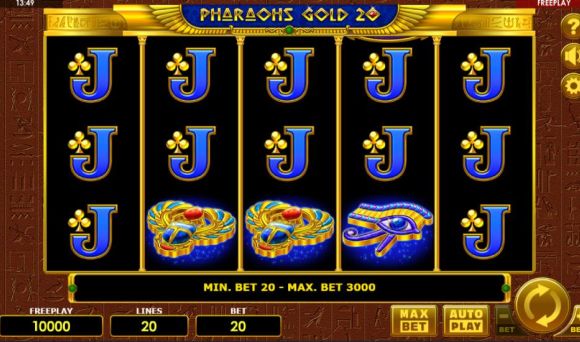 Pharaohs Gold 20