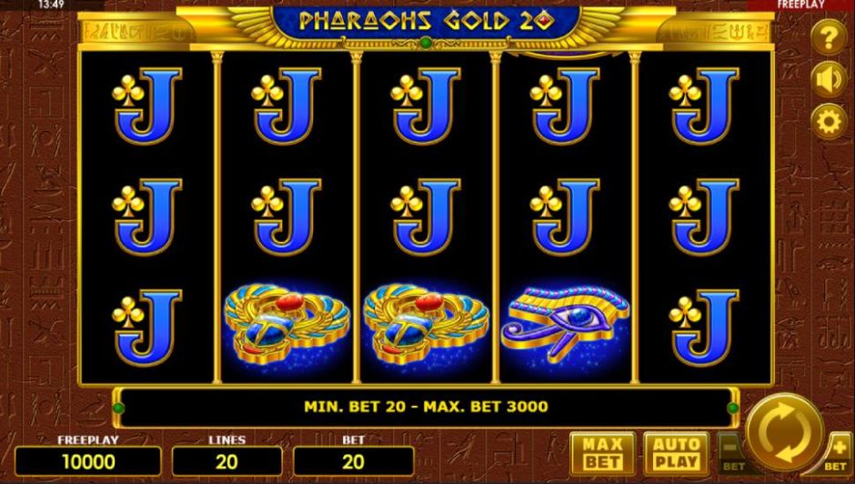 Pharaohs Gold 20