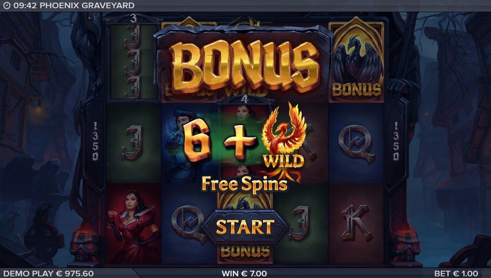 Phoenix Graveyard Slot - Free Spins