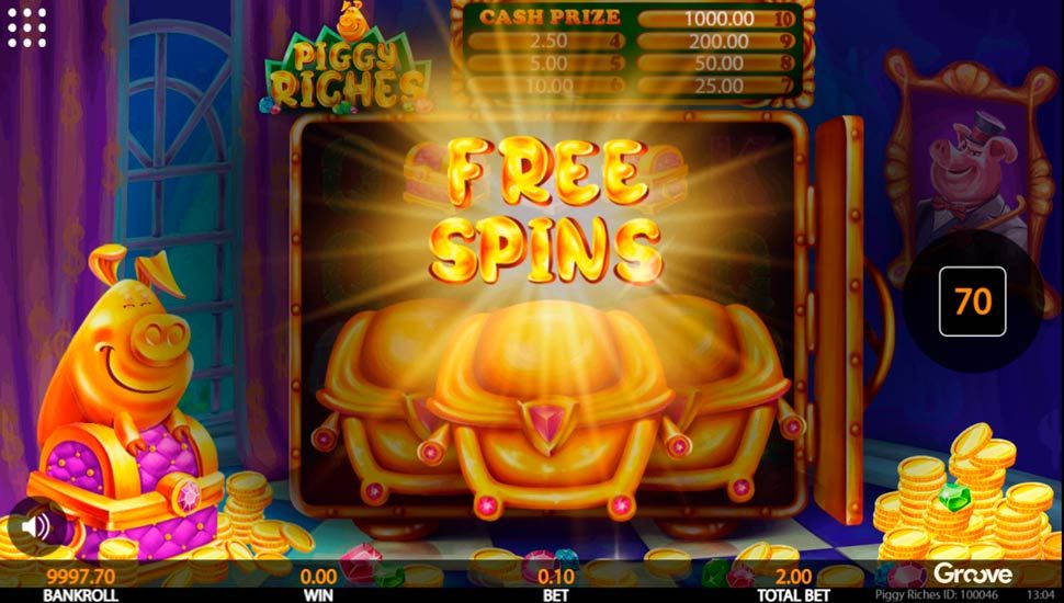 Piggy Riches slot Free Spins
