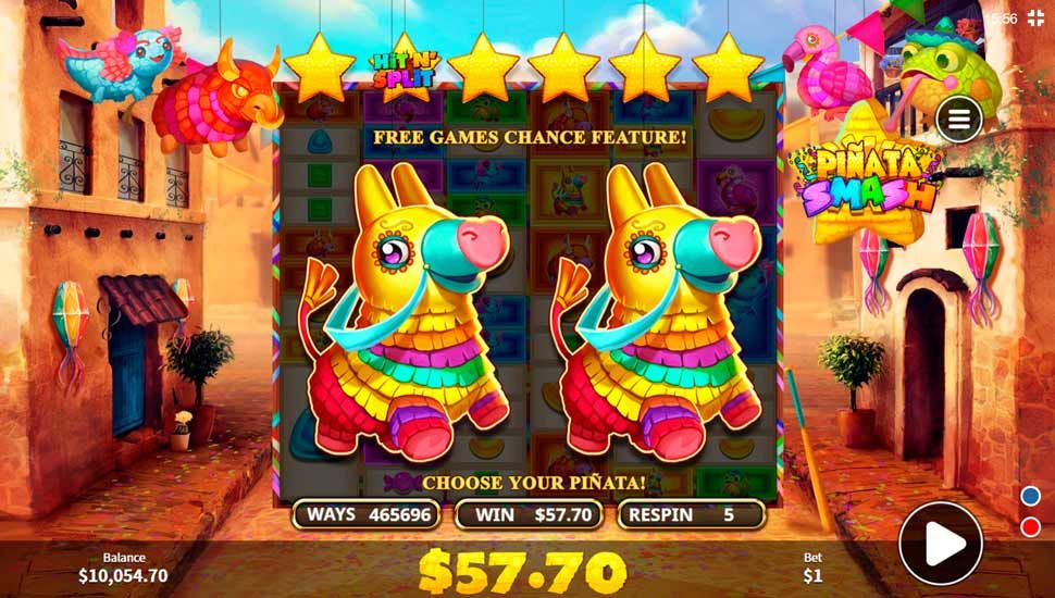 Pinata smash slot Free Games Chance Feature