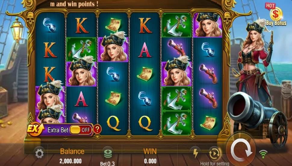 Pirate Queen slot - gameplay
