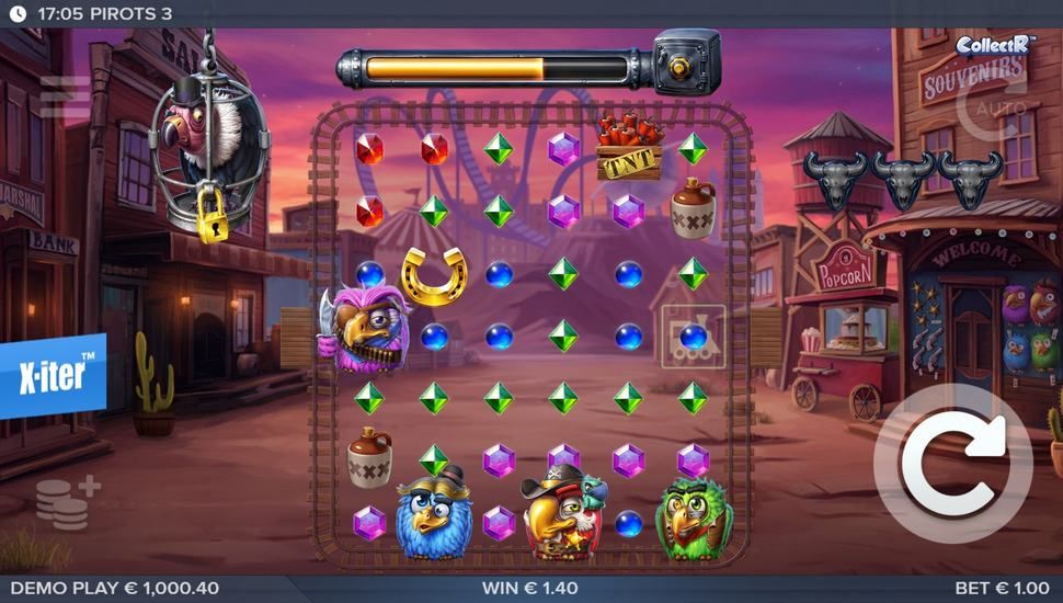 Pirots 3 slot Gameplay