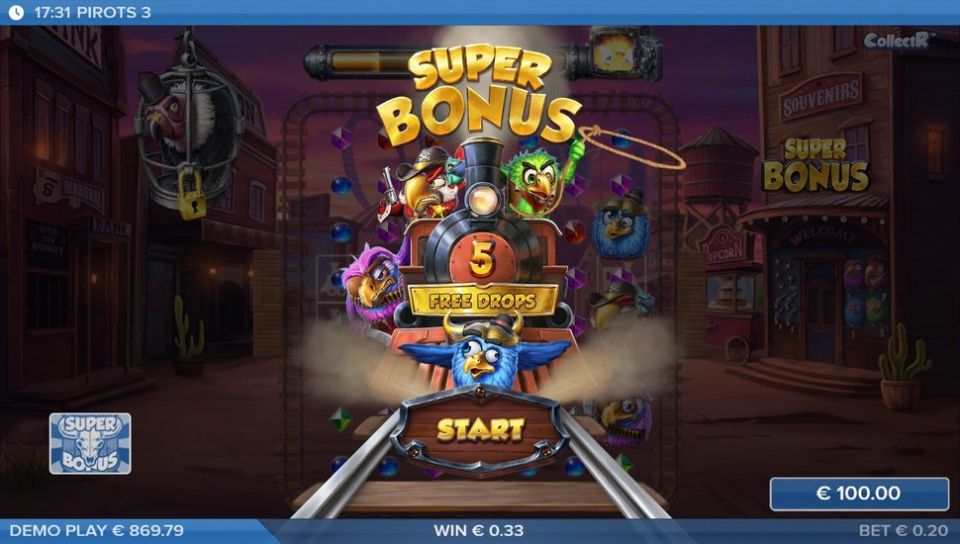 Pirots 3 Slot Super Bonus Game