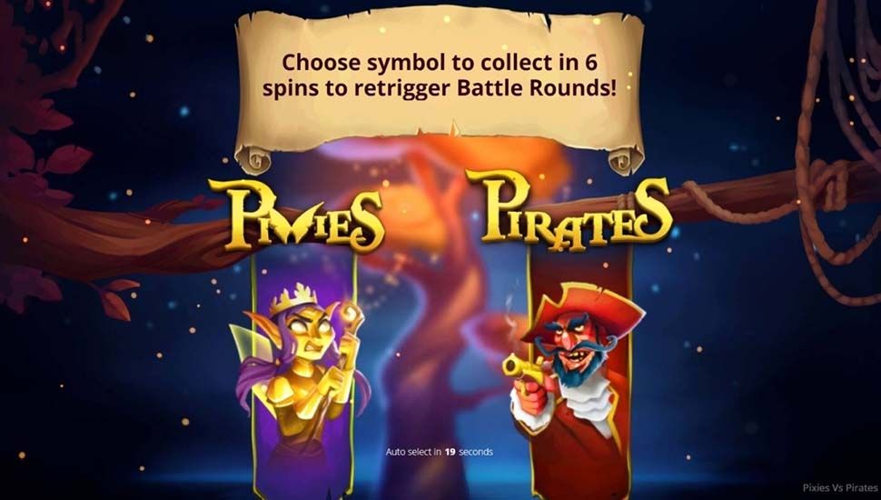 Pixies vs Pirates slot Battle Rounds Free Spins