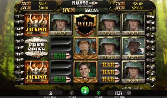 Platoon Wild Progressive