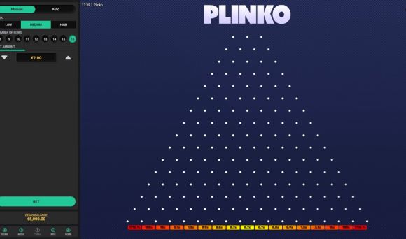 Plinko game