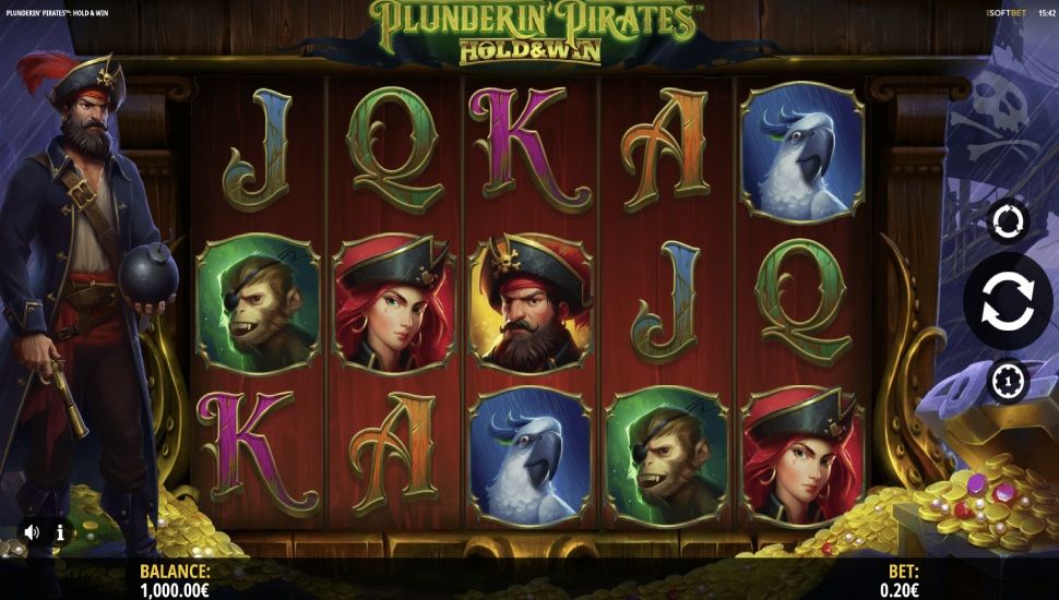 Plunderin’ Pirates Hold & Win Slot