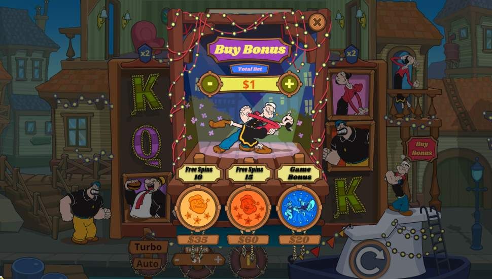 Popeye slot - feature
