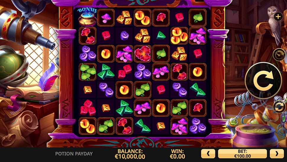 Potion Payday Racking Up Riches slot preview